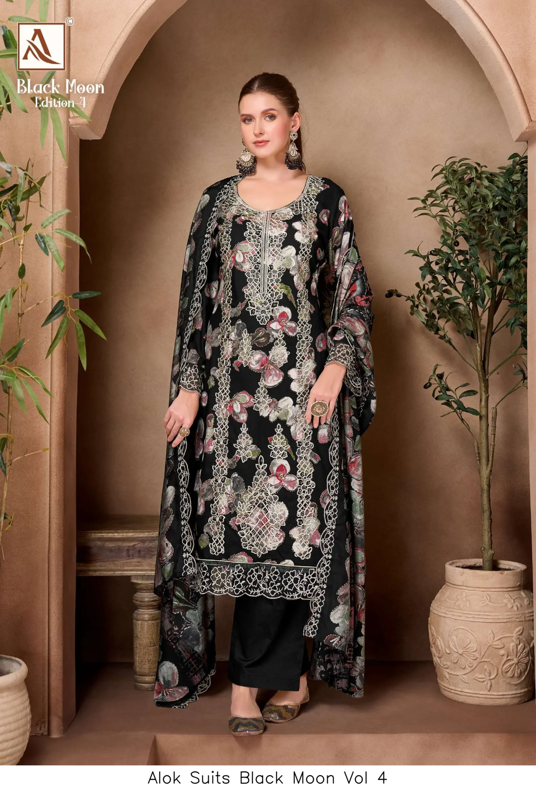 Alok Suits Black Moon Vol 4 - Image 4