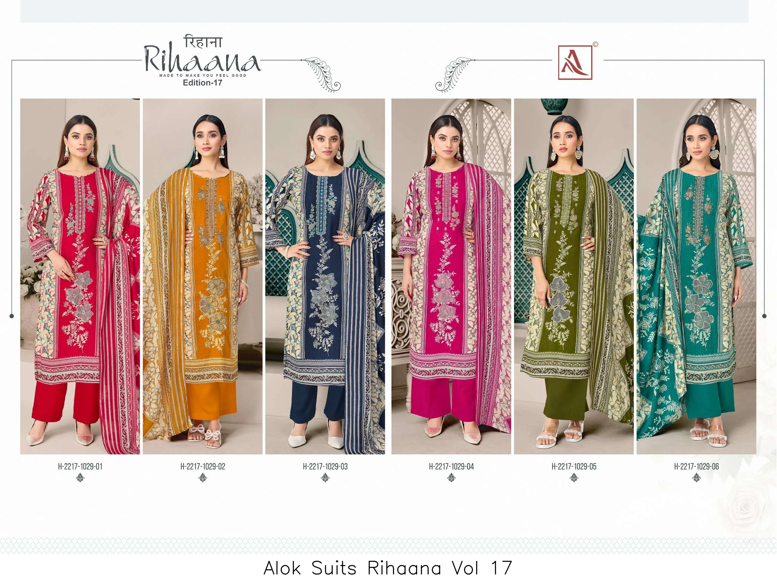Alok Suits Rihaana Vol 17 - Image 8