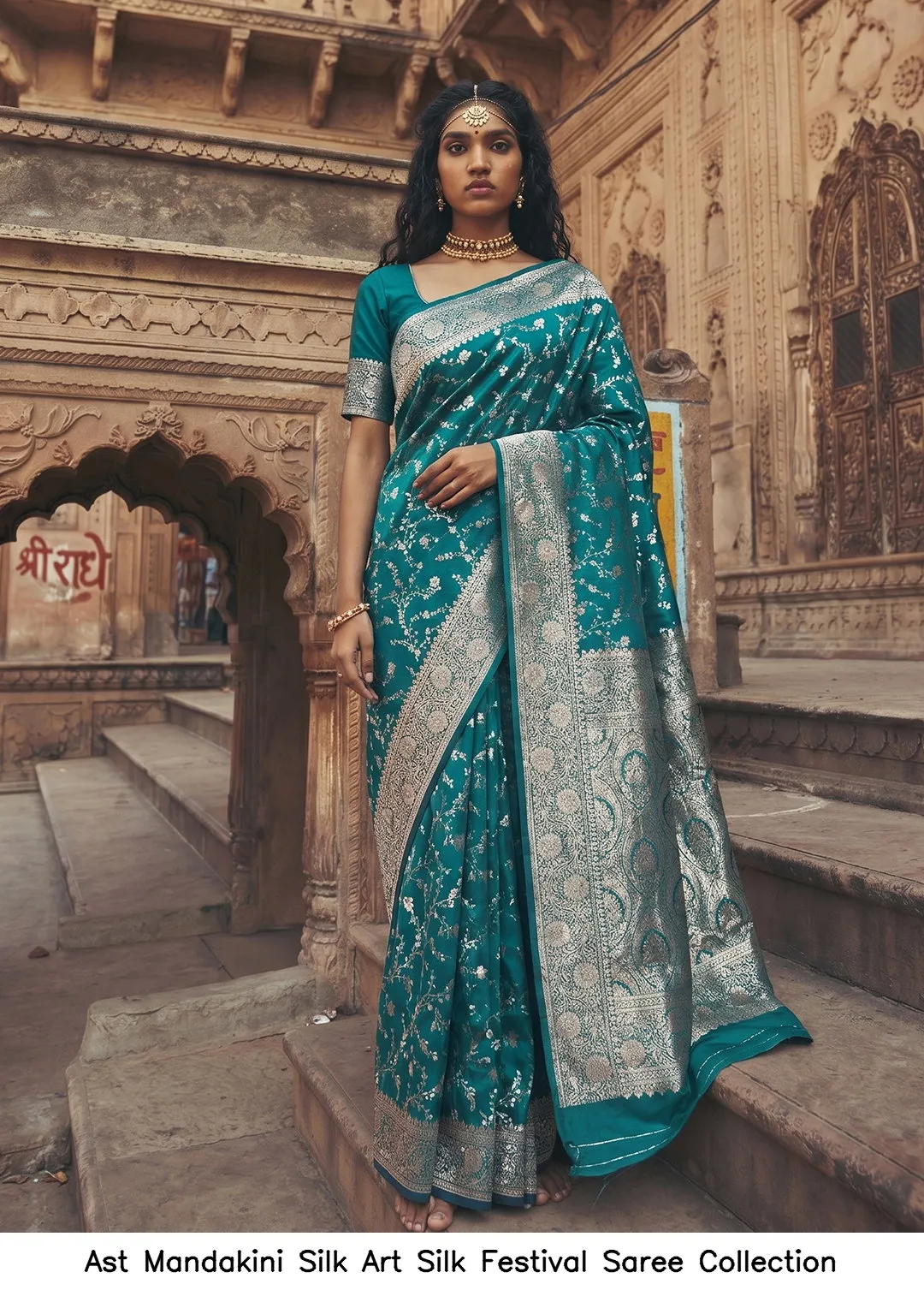 Ast Mandakini Silk Art Silk Festival Saree Collection - Image 4
