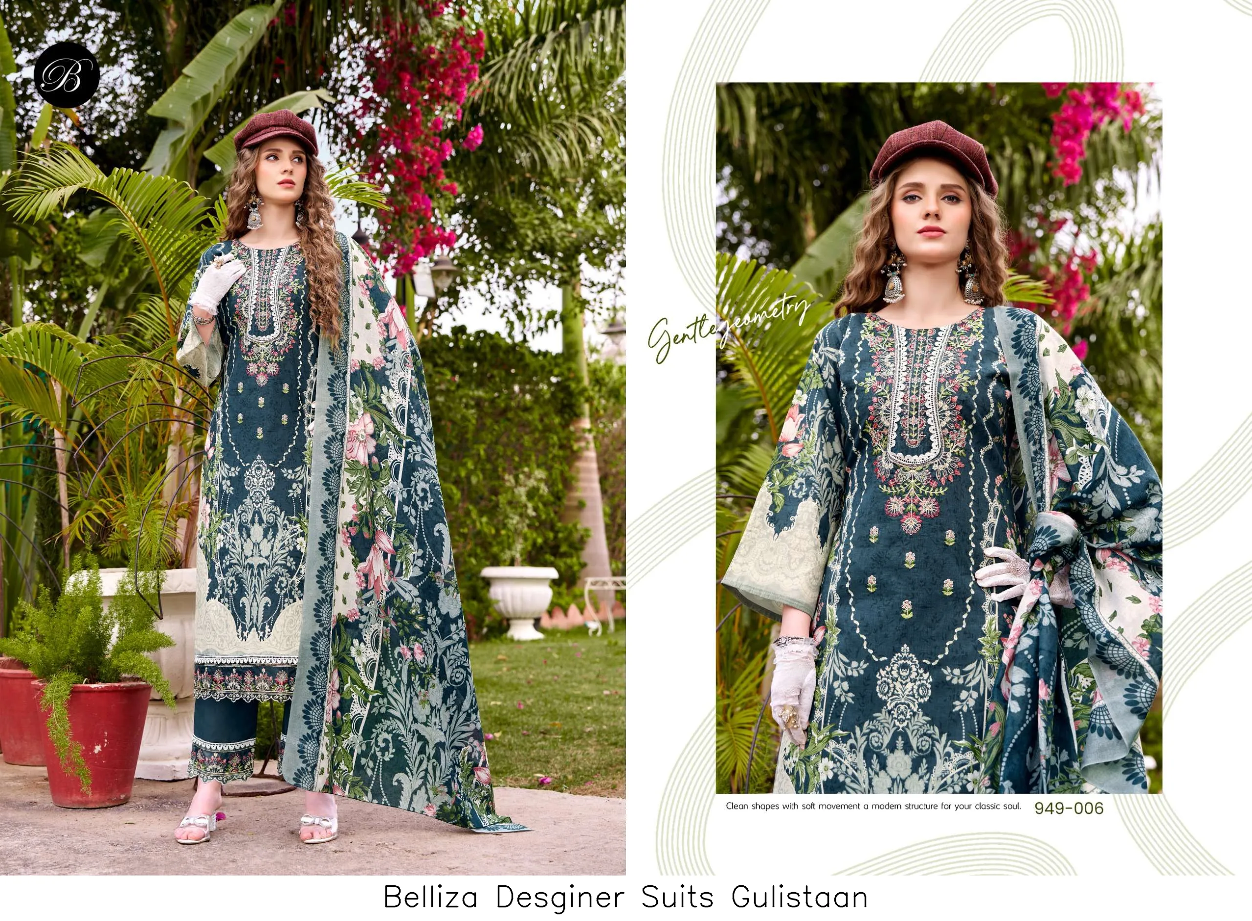 Belliza Desginer Suits Gulistaan - Image 10