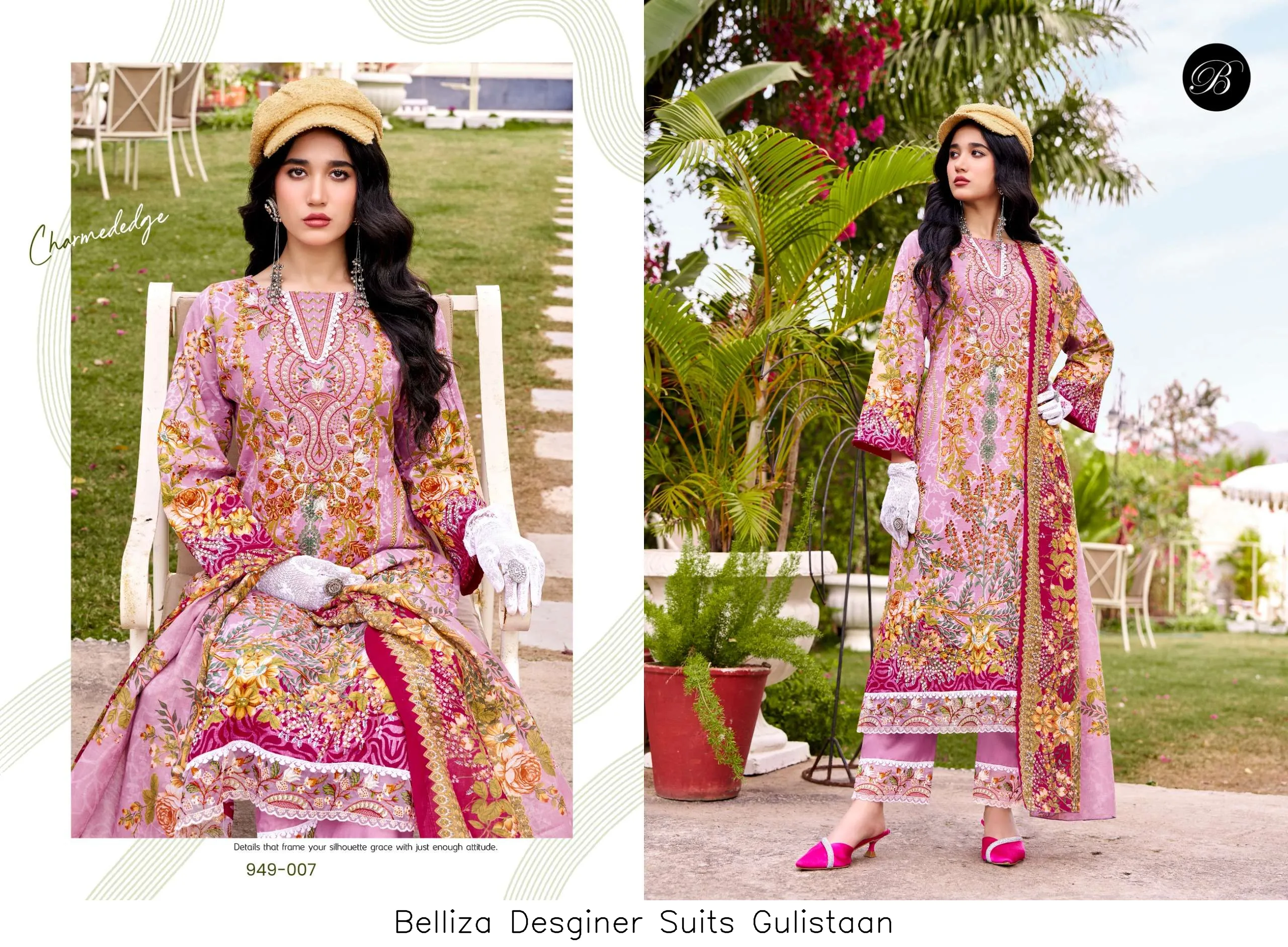 Belliza Desginer Suits Gulistaan - Image 2