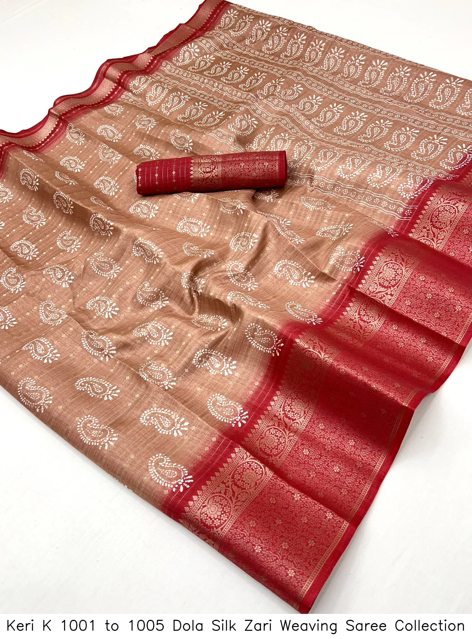 Keri K 1001 to 1005 Dola Silk Zari Weaving Saree Collection