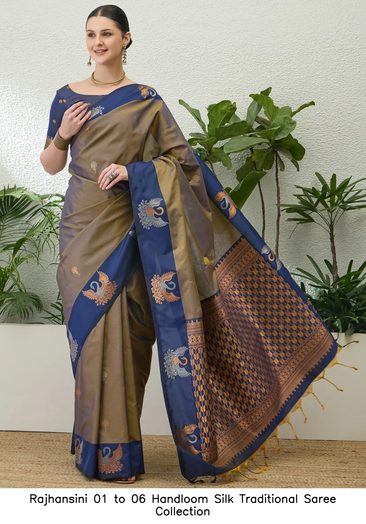 Rajhansini 01 to 06 Handloom Silk Traditional Saree Collection - Image 6