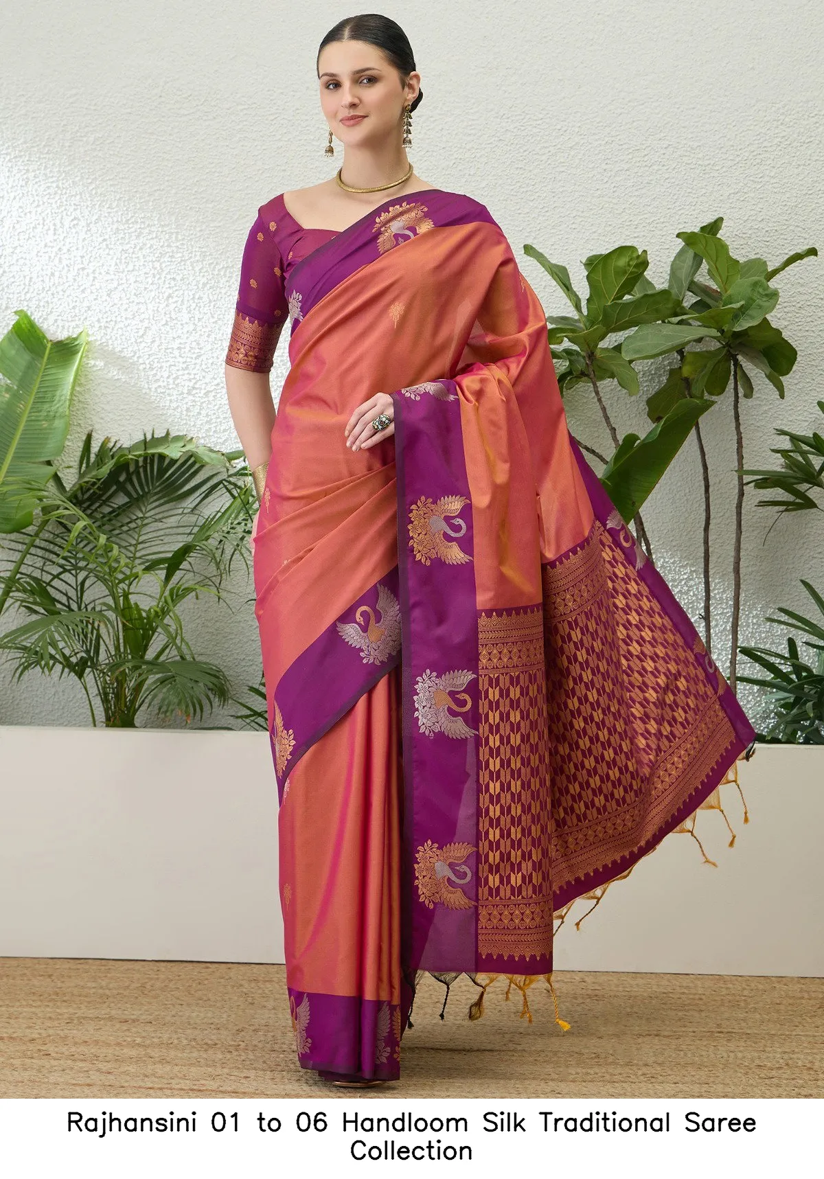 Rajhansini 01 to 06 Handloom Silk Traditional Saree Collection - Image 8