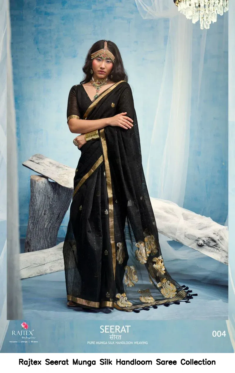 Rajtex Seerat Munga Silk Handloom Saree Collection