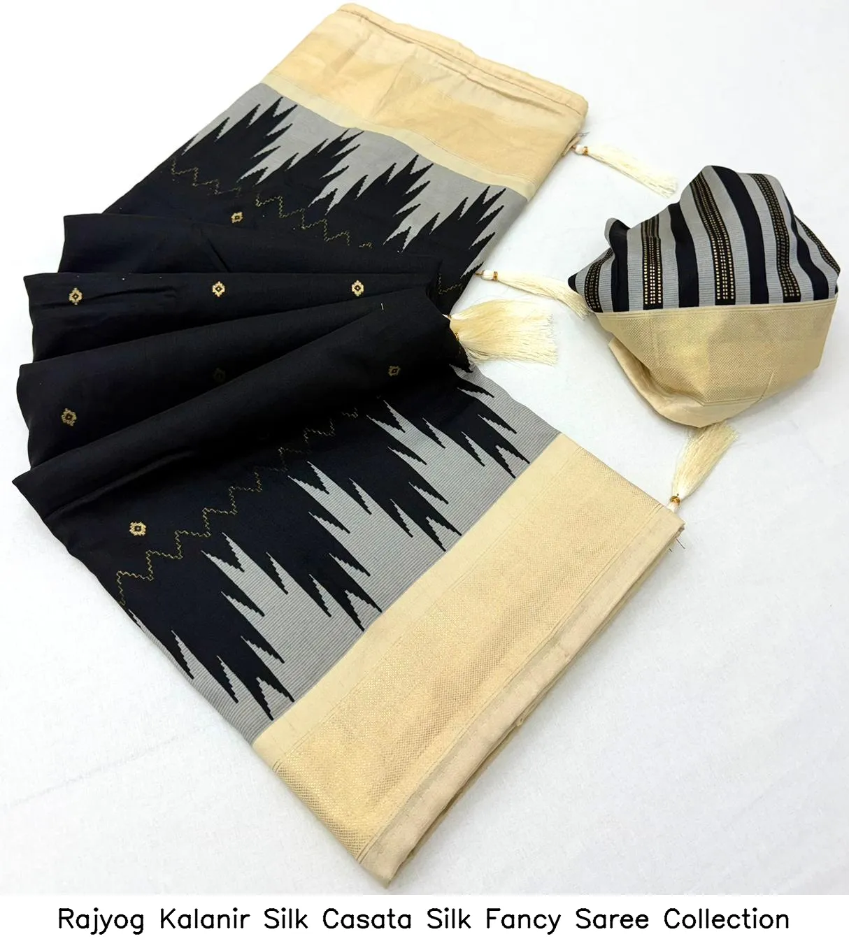 Rajyog Kalanir Silk Casata Silk Fancy Saree Collection - Image 8