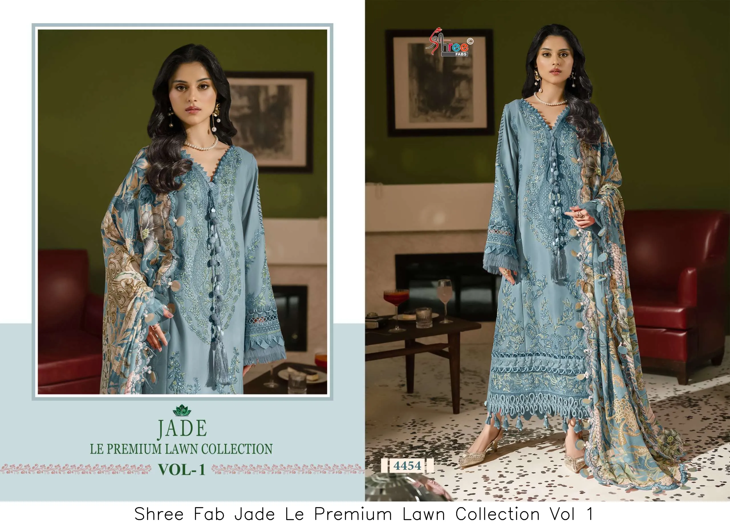 Shree Fab Jade Le Premium Lawn Collection Vol 1 - Image 2