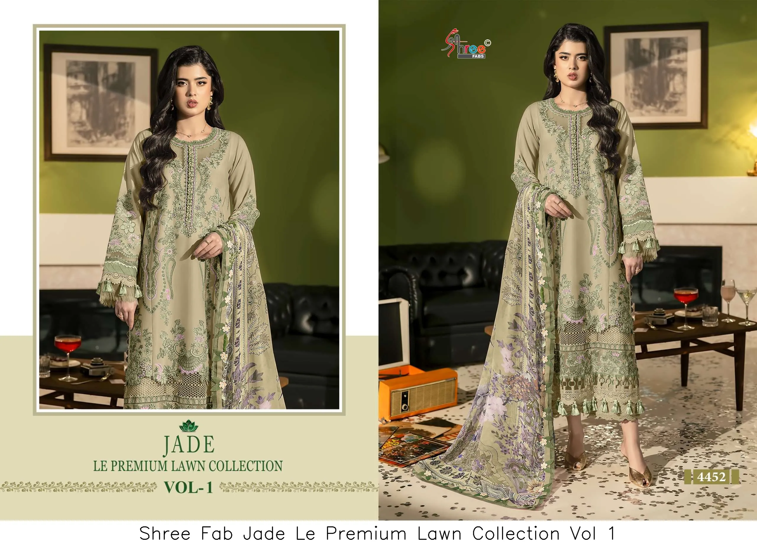 Shree Fab Jade Le Premium Lawn Collection Vol 1 - Image 7