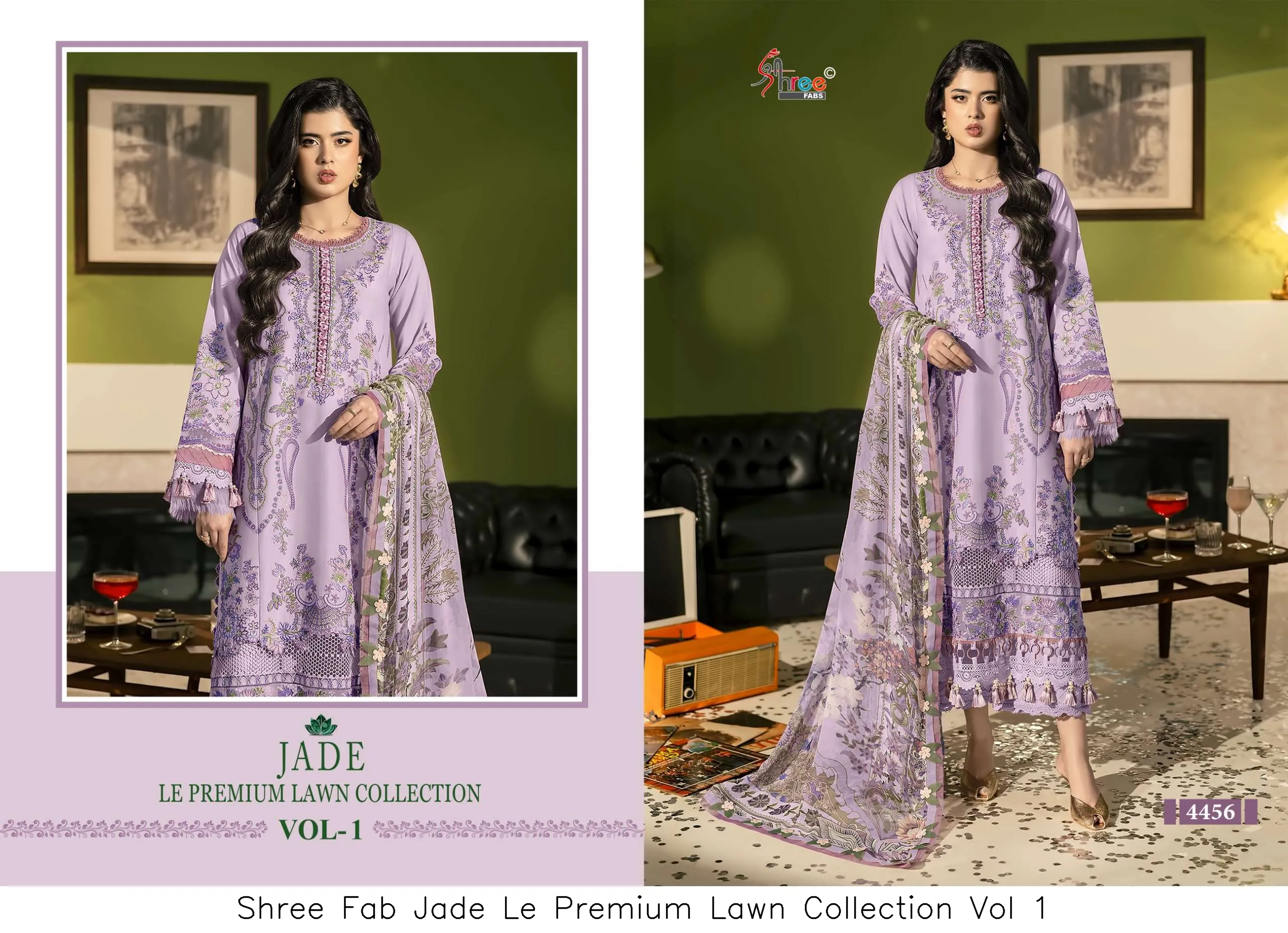 Shree Fab Jade Le Premium Lawn Collection Vol 1 - Image 8