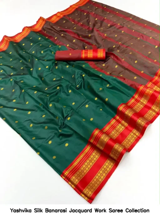 Yashvika Silk Banarasi Jacquard Work Saree Collection