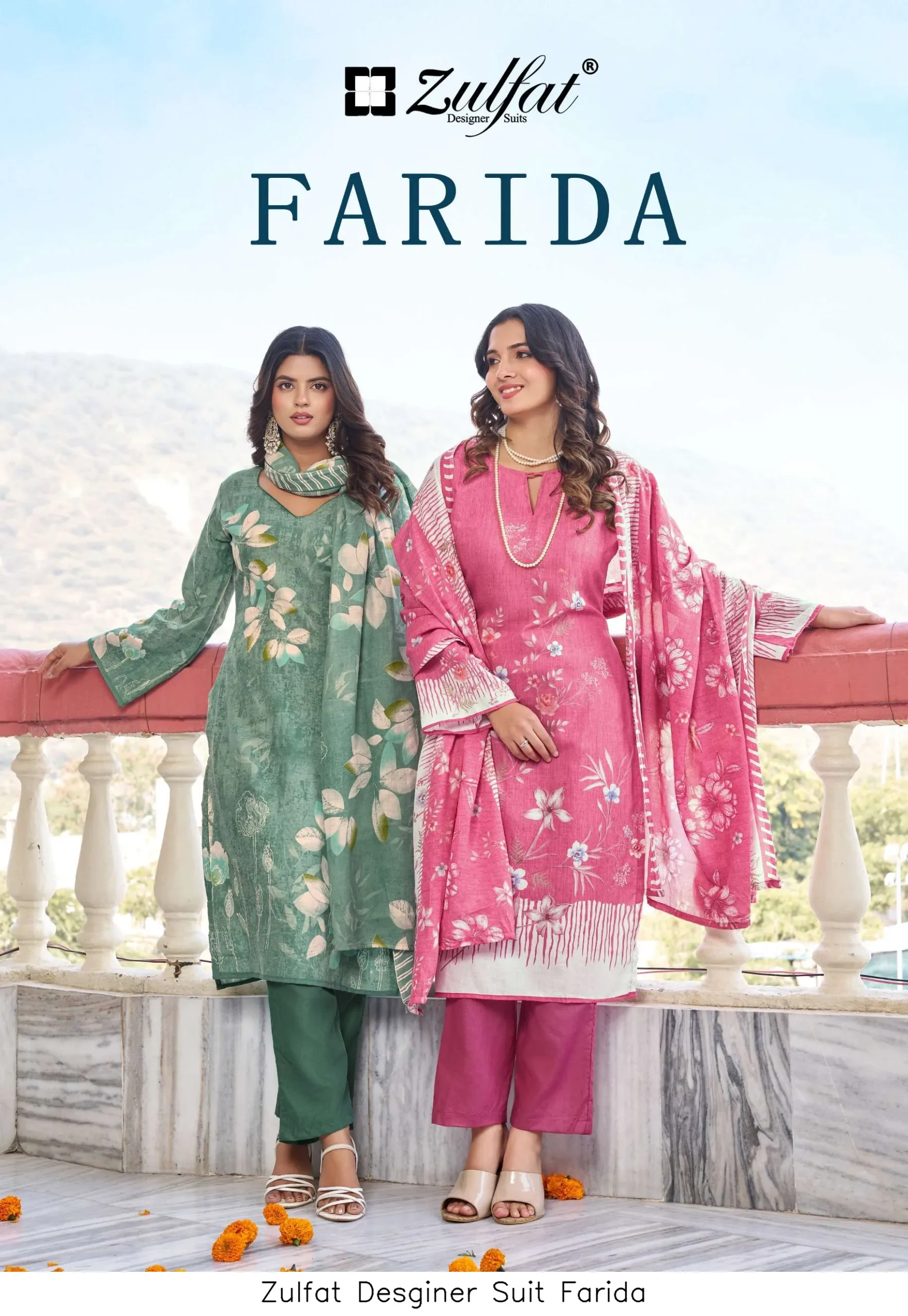 Zulfat Desginer Suit Farida