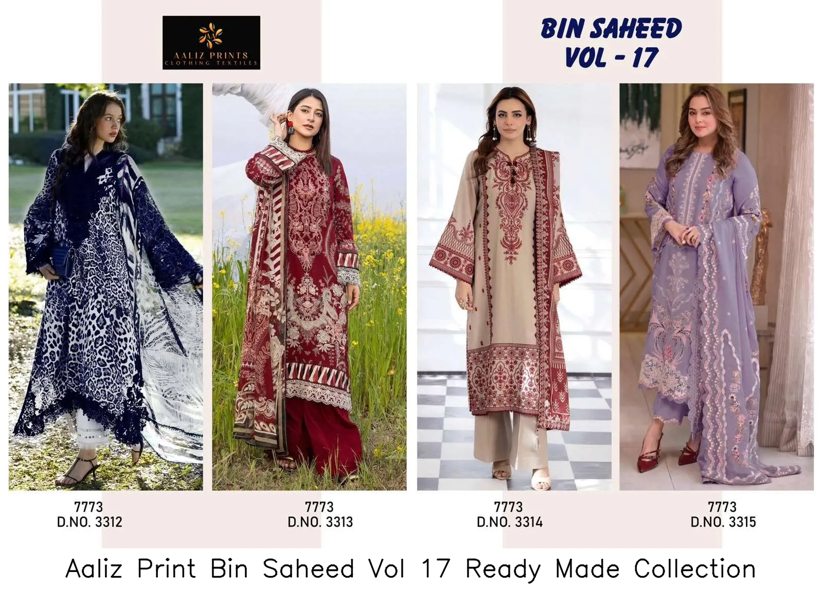 Aaliz Print Bin Saheed Vol 17 Ready Made Collection - Image 2