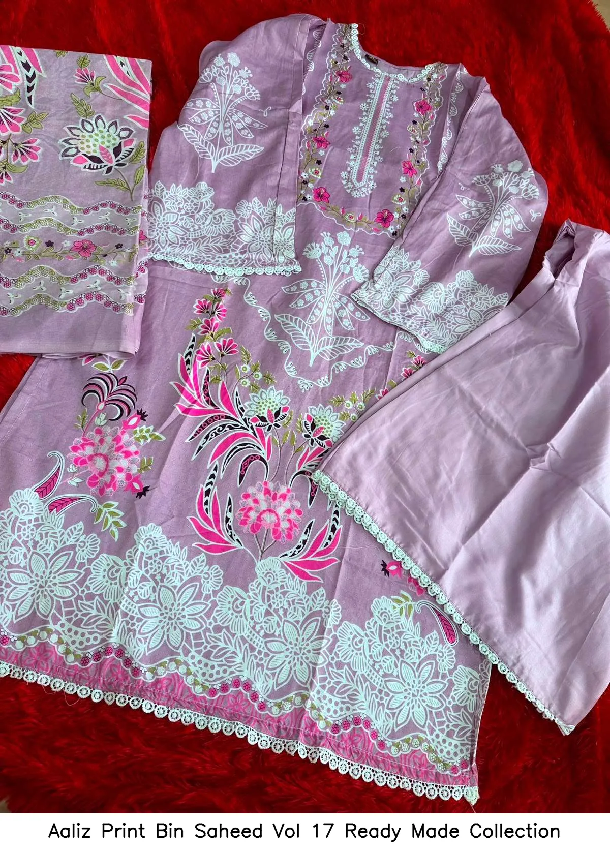 Aaliz Print Bin Saheed Vol 17 Ready Made Collection - Image 3