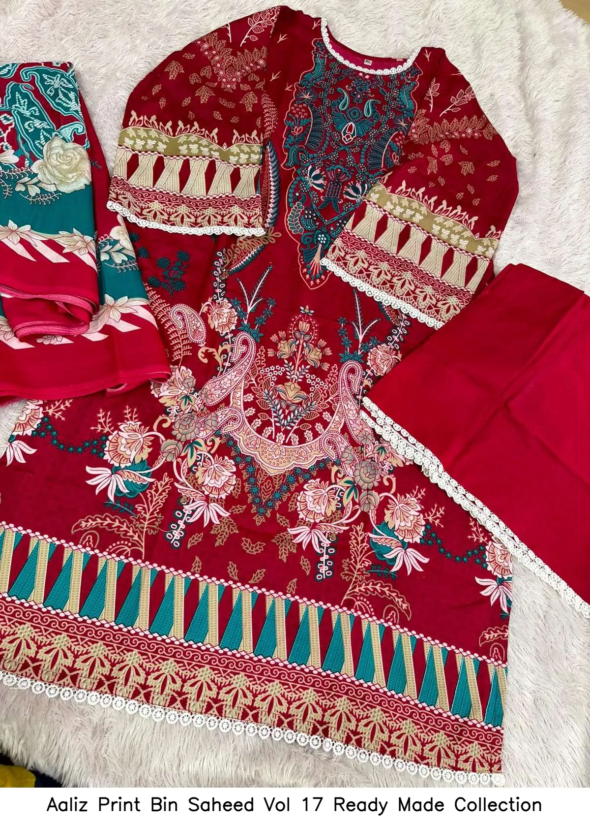 Aaliz Print Bin Saheed Vol 17 Ready Made Collection - Image 4