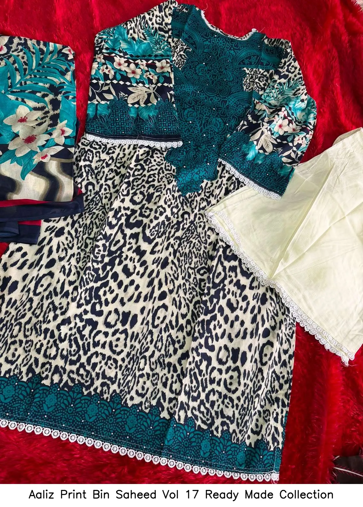 Aaliz Print Bin Saheed Vol 17 Ready Made Collection - Image 6