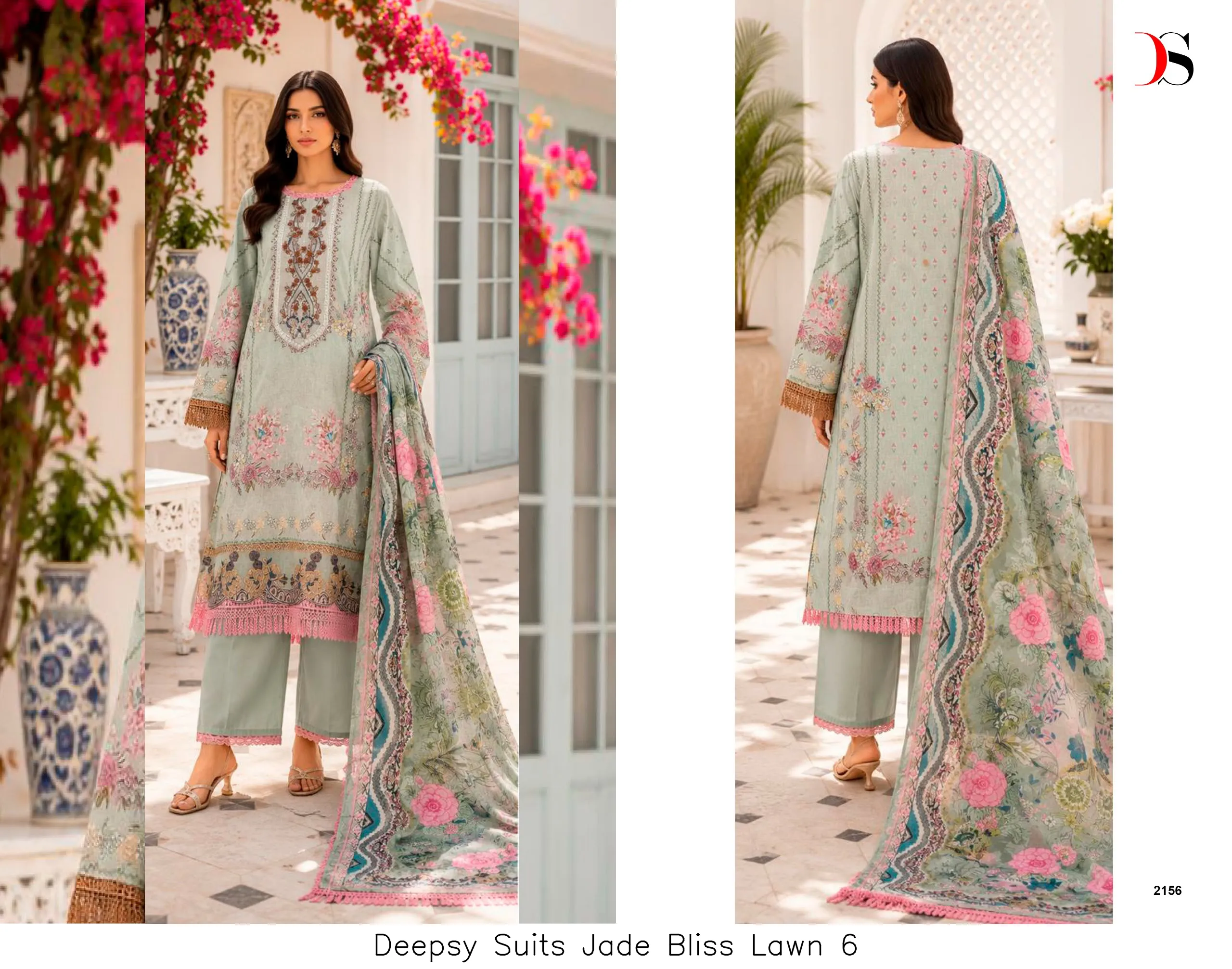 Deepsy Suits Jade Bliss Lawn 6 - Image 2