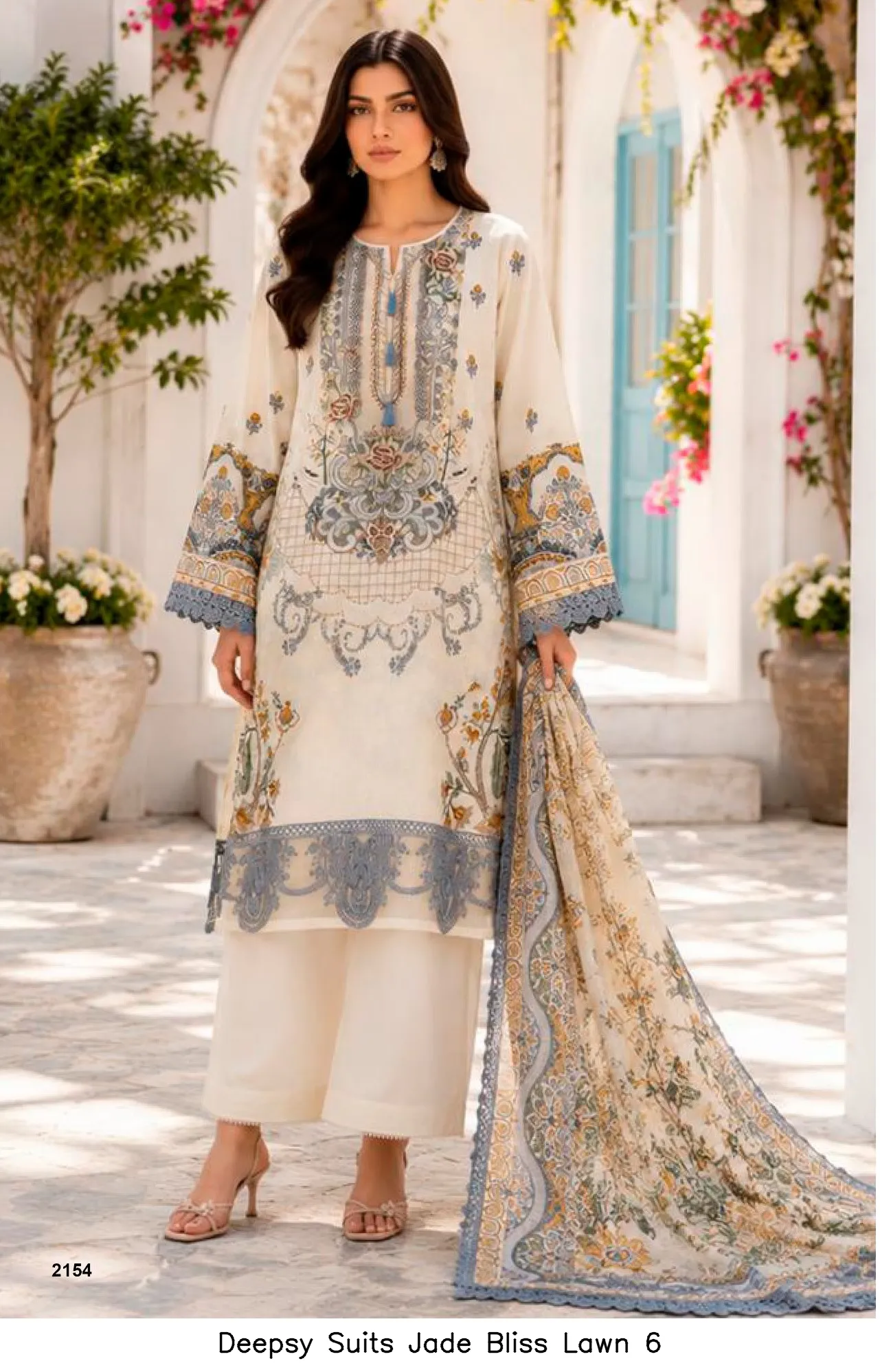 Deepsy Suits Jade Bliss Lawn 6 - Image 5