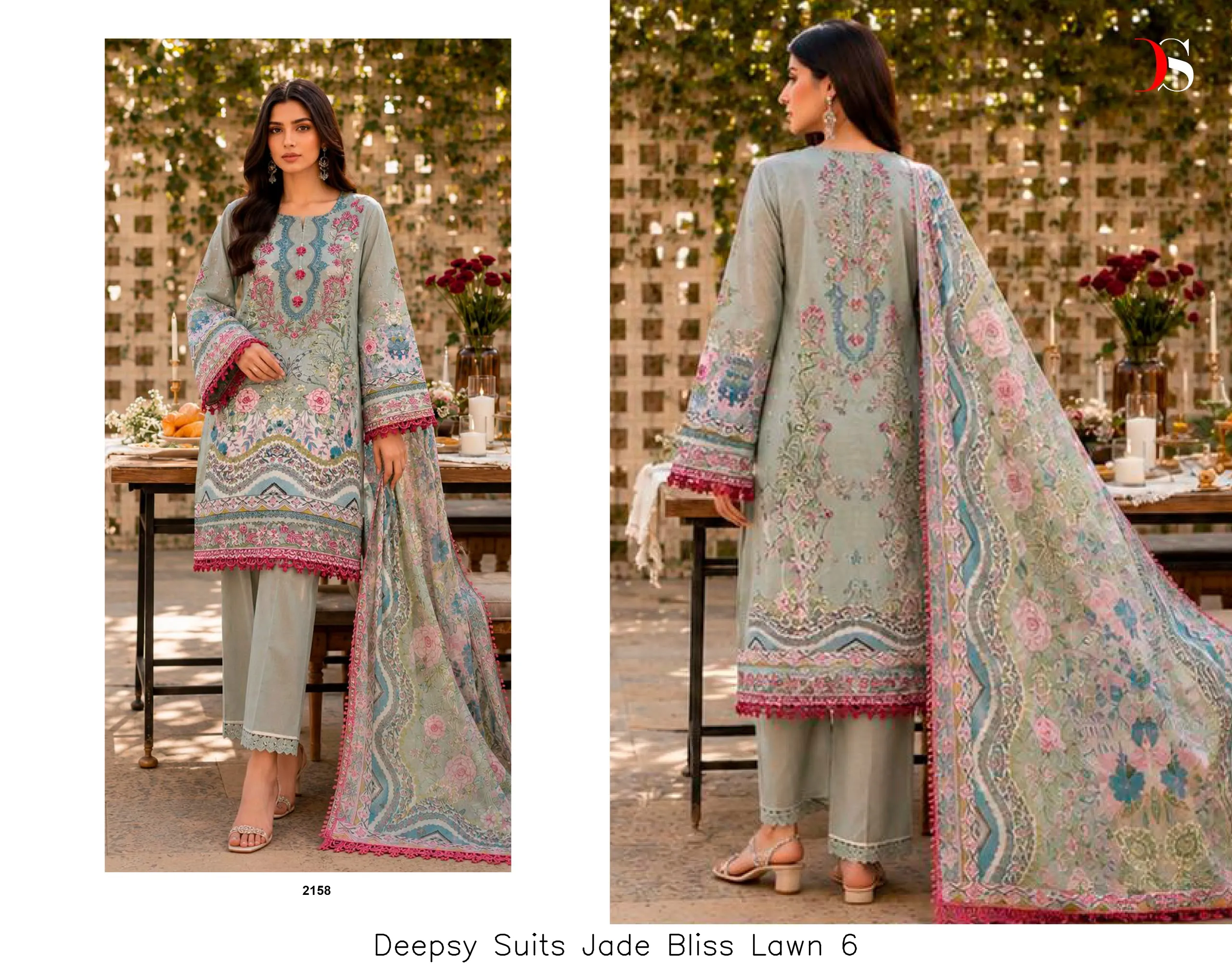 Deepsy Suits Jade Bliss Lawn 6 - Image 6