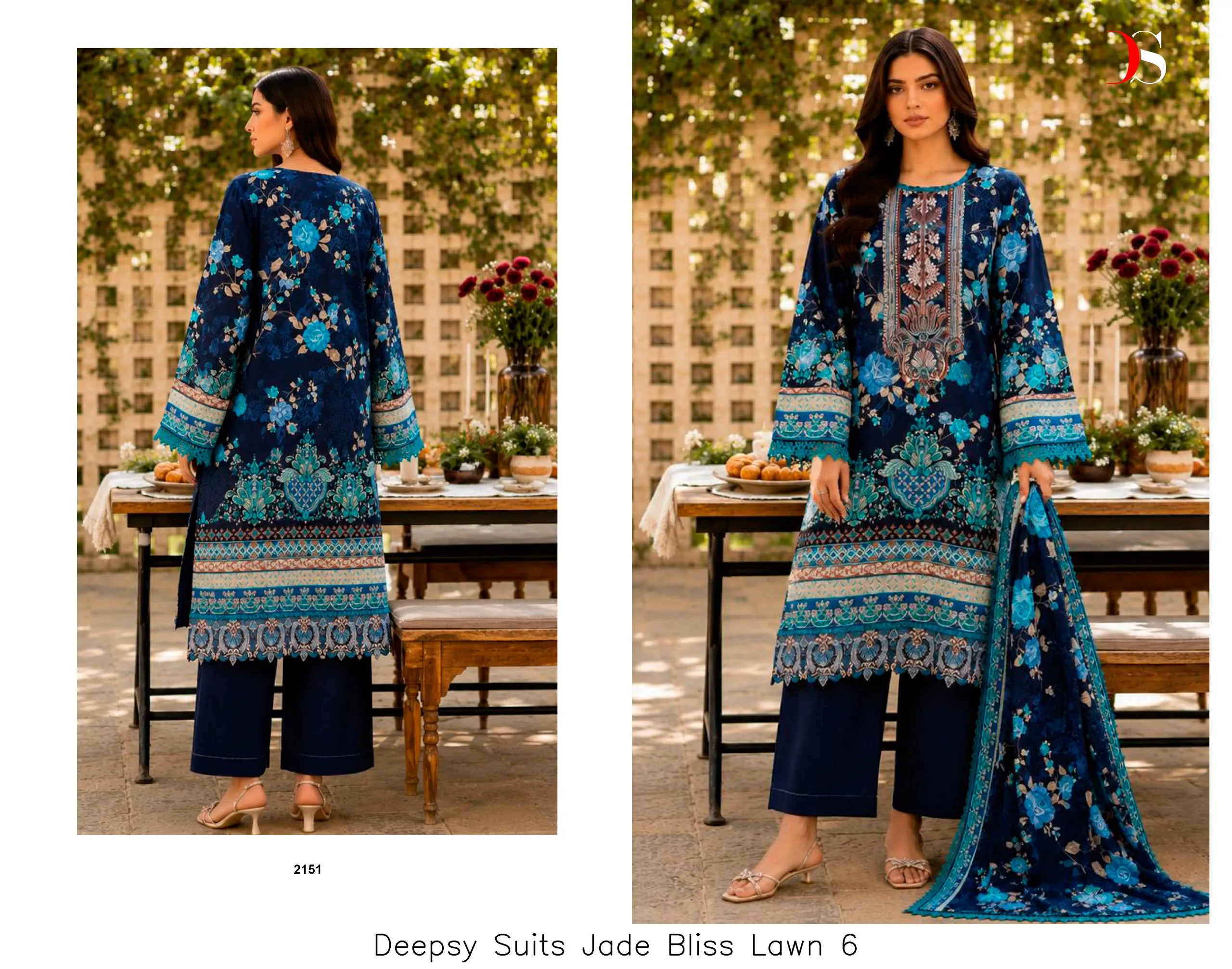 Deepsy Suits Jade Bliss Lawn 6 - Image 9