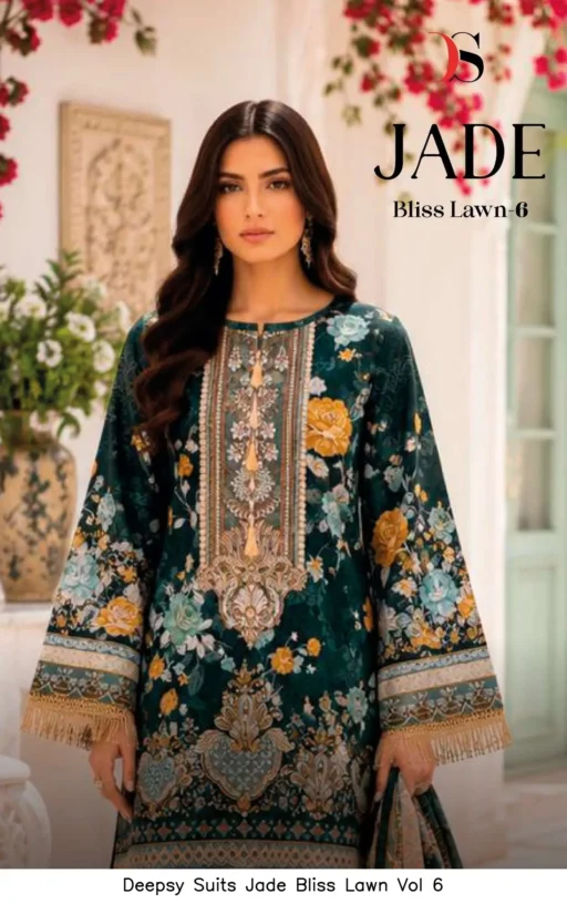Deepsy Suits Jade Bliss Lawn Vol 6