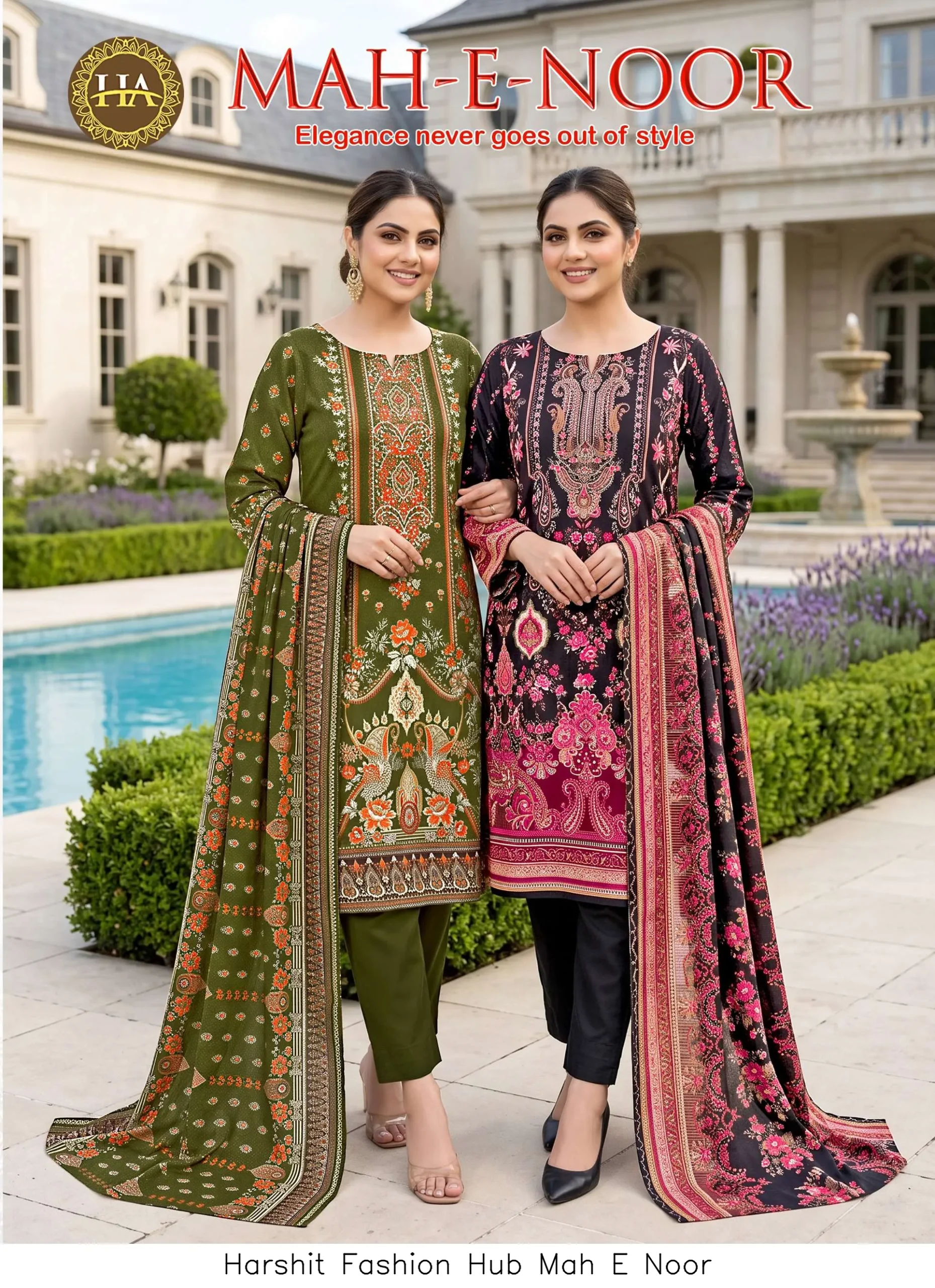 Harshit Fashion Hub Mah E Noor