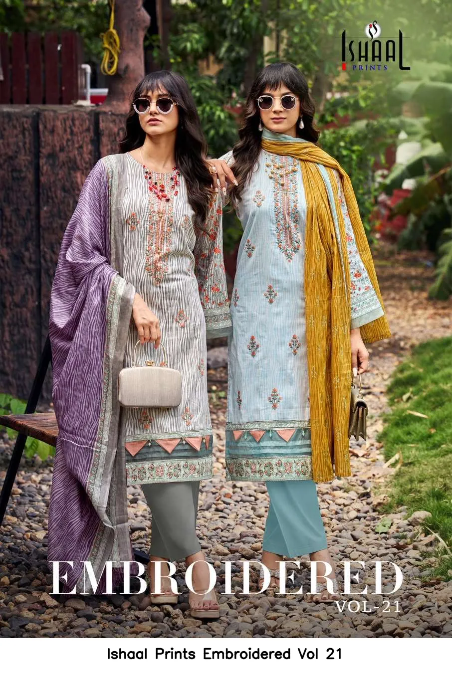 Ishaal Prints Embroidered Vol 21