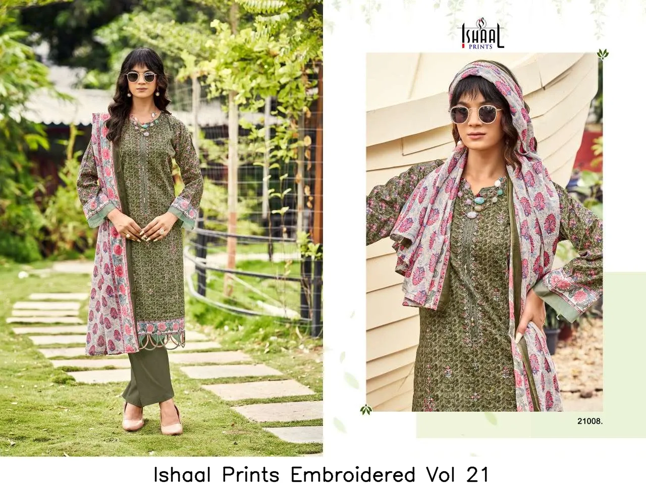 Ishaal Prints Embroidered Vol 21 - Image 11