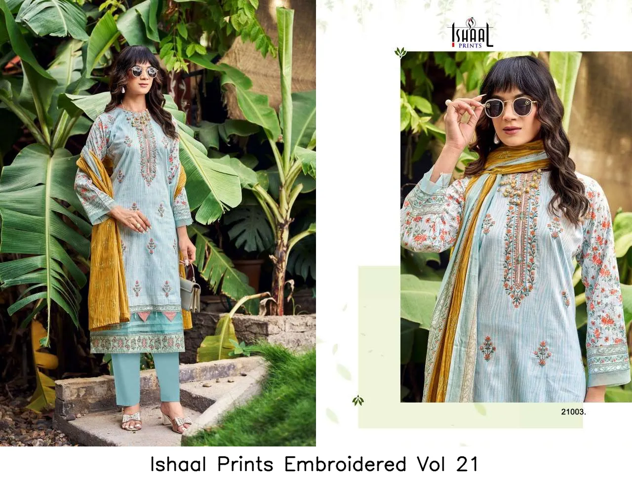 Ishaal Prints Embroidered Vol 21 - Image 4