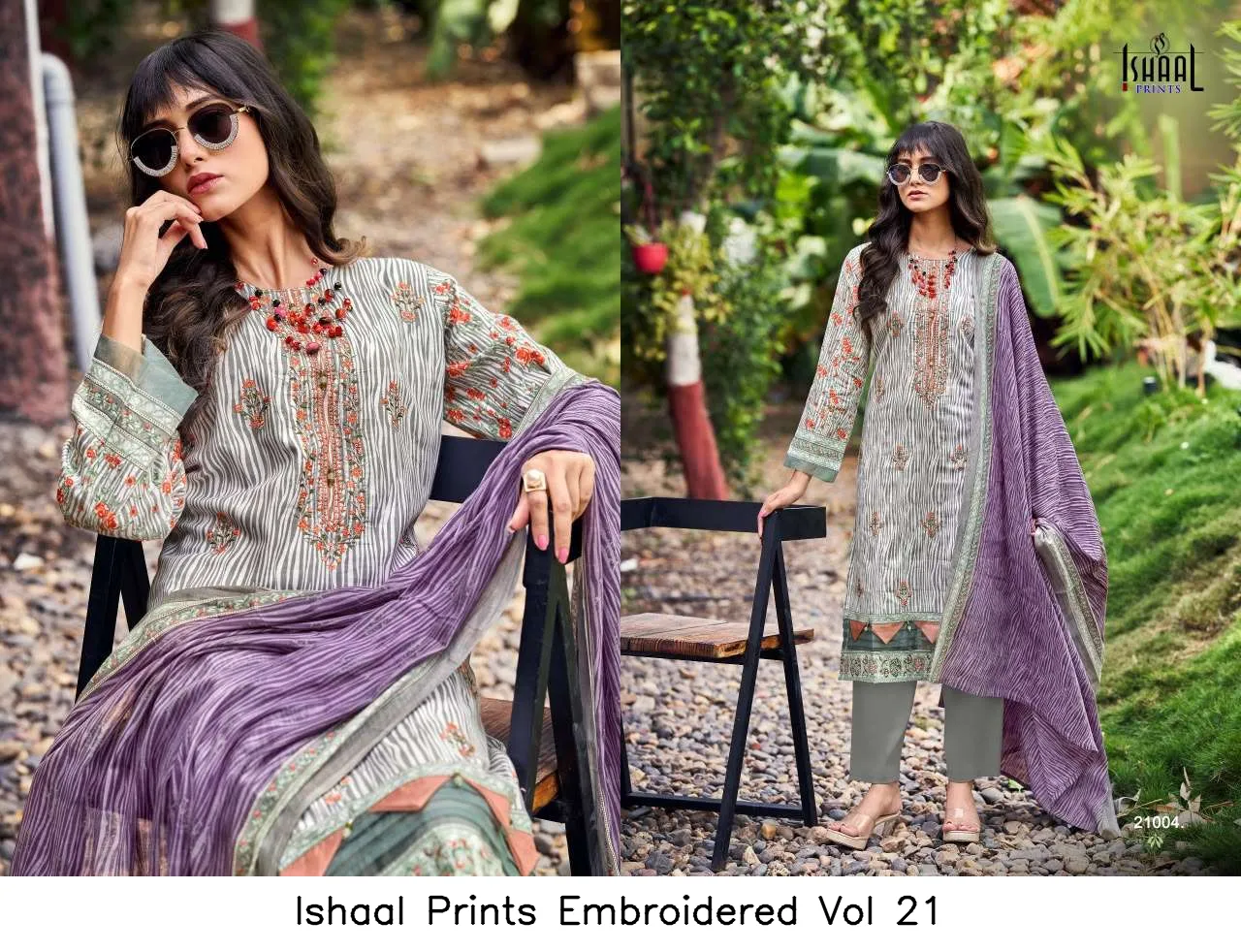 Ishaal Prints Embroidered Vol 21 - Image 6