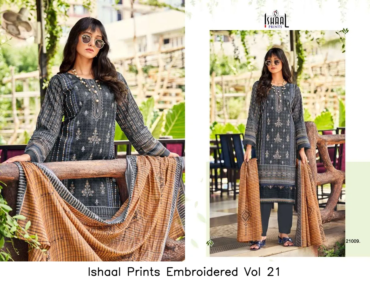 Ishaal Prints Embroidered Vol 21 - Image 8