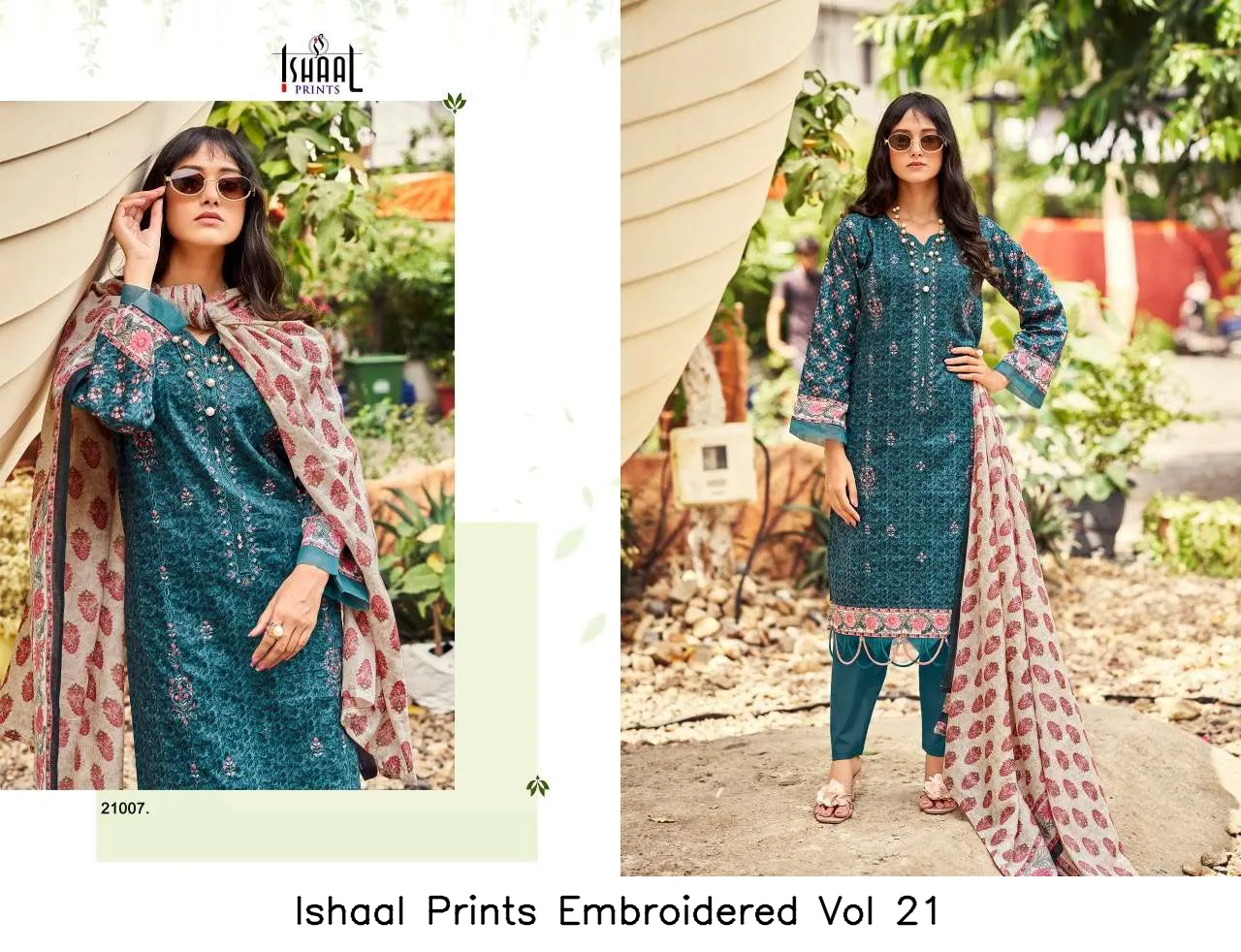 Ishaal Prints Embroidered Vol 21 - Image 9