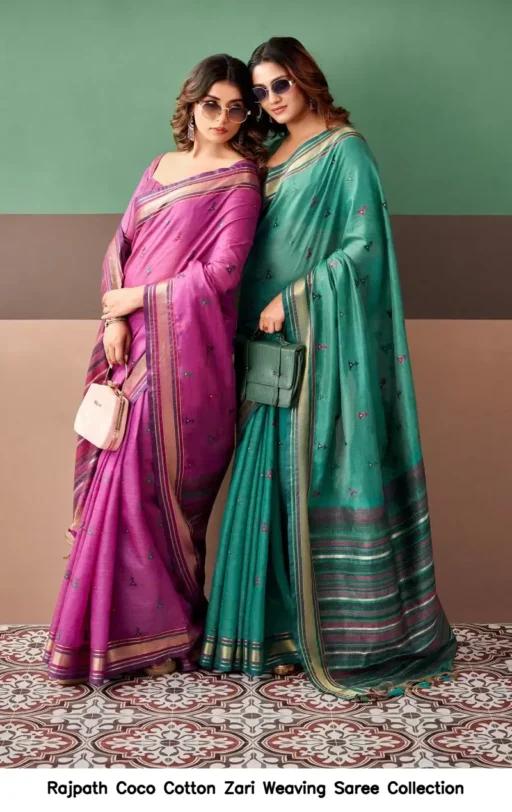 Rajpath Coco Cotton Zari Weaving Saree Collection