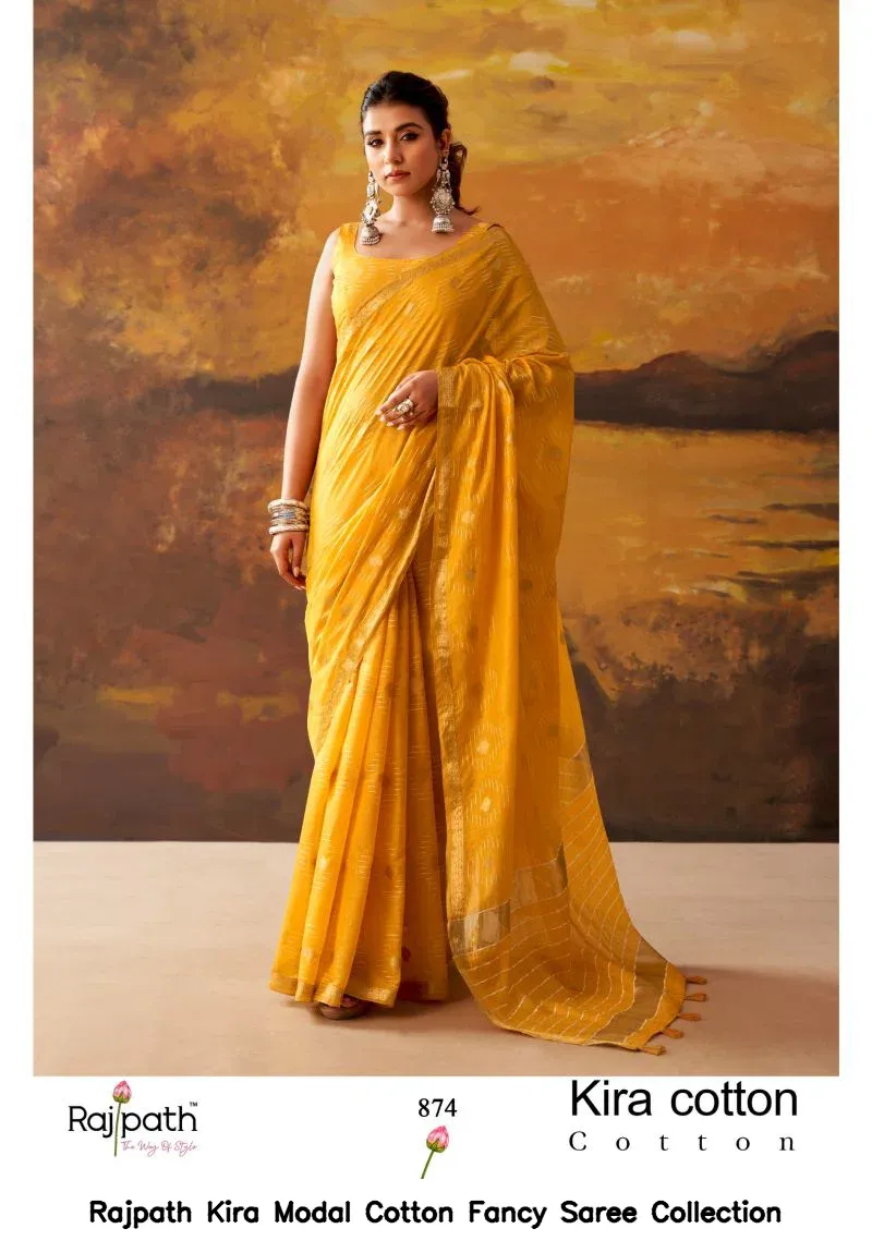 Rajpath Kira Modal Cotton Fancy Saree Collection - Image 10