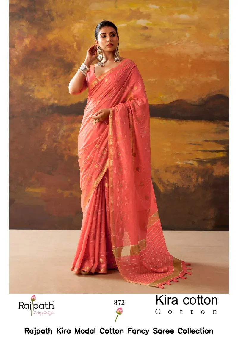 Rajpath Kira Modal Cotton Fancy Saree Collection - Image 2