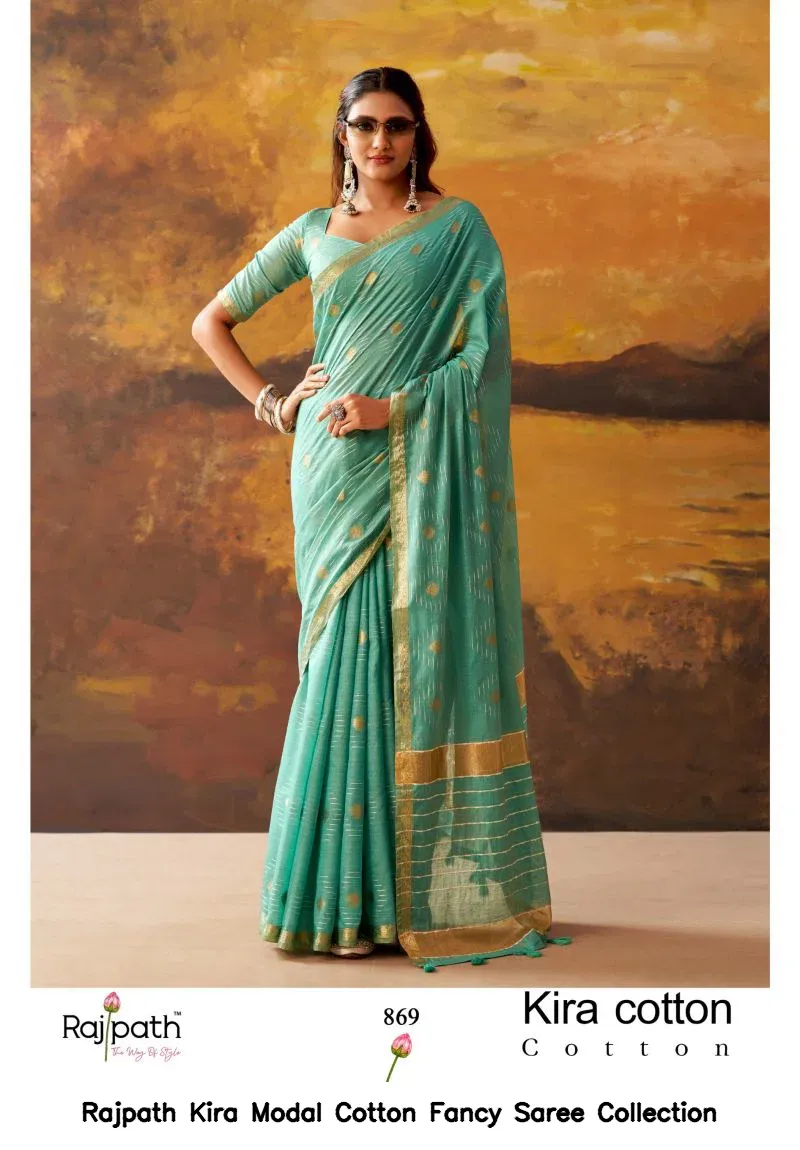 Rajpath Kira Modal Cotton Fancy Saree Collection - Image 4