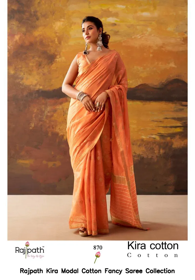 Rajpath Kira Modal Cotton Fancy Saree Collection - Image 5