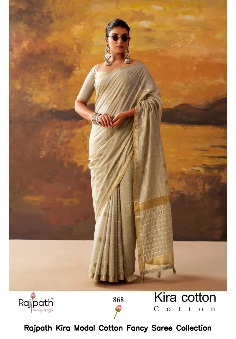 Rajpath Kira Modal Cotton Fancy Saree Collection - Image 9