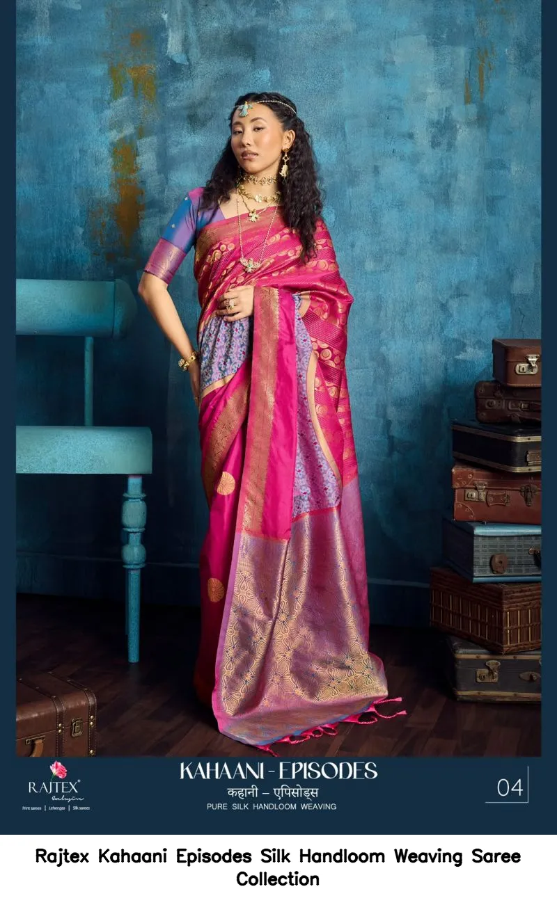 Rajtex Kahaani Episodes Silk Handloom Weaving Saree Collection - Image 3