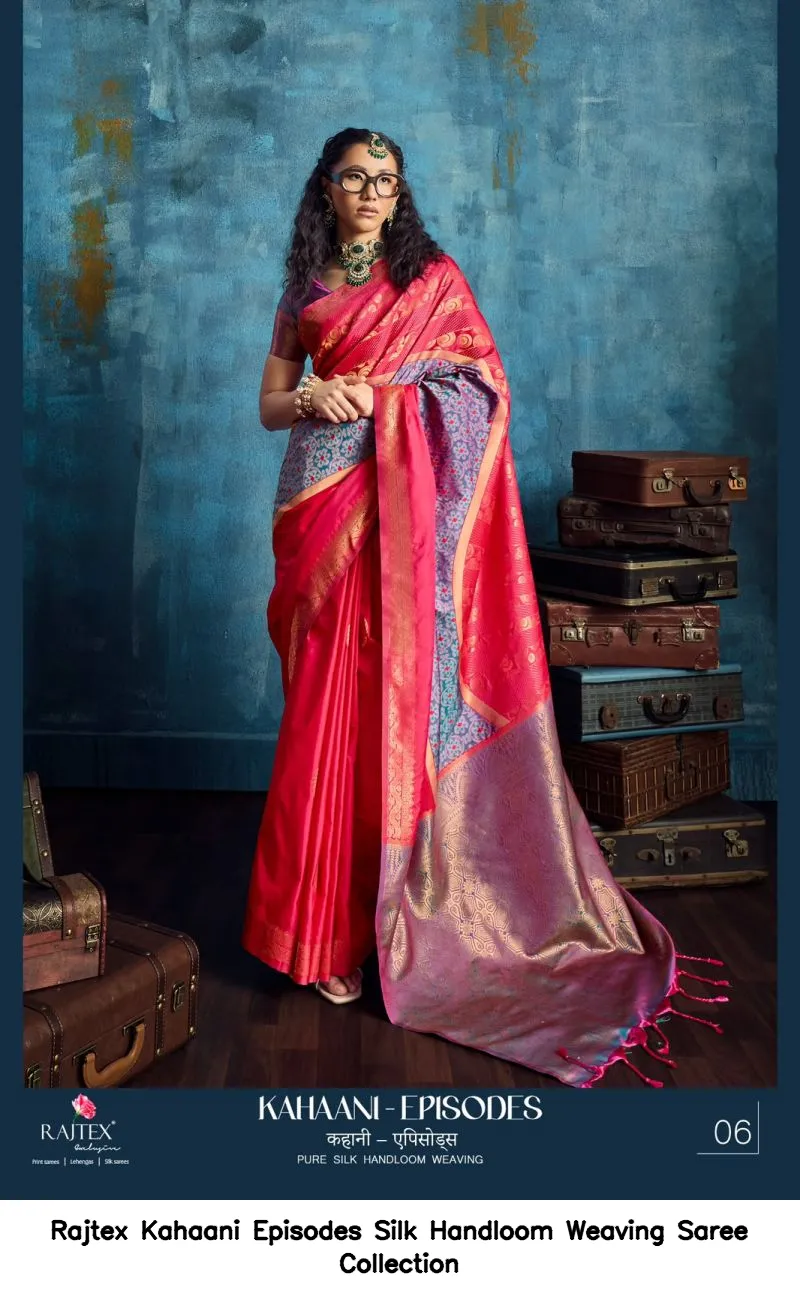 Rajtex Kahaani Episodes Silk Handloom Weaving Saree Collection - Image 4