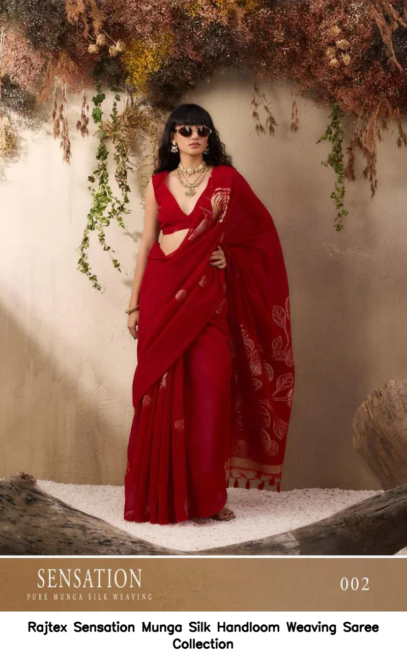 Rajtex Sensation Munga Silk Handloom Weaving Saree Collection - Image 8