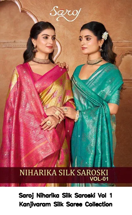Saroj Niharika Silk Saroski Vol 1 Kanjivaram Silk Saree Collection
