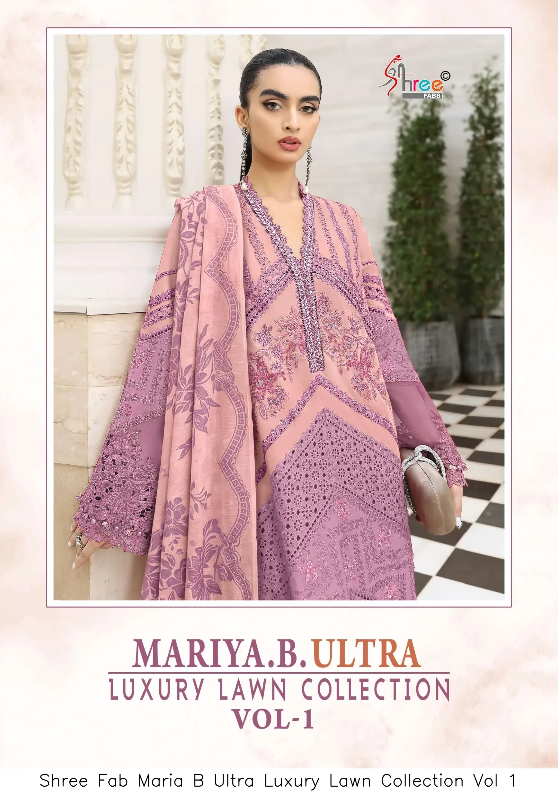 Shree Fab Maria B Ultra Luxury Lawn Collection Vol 1