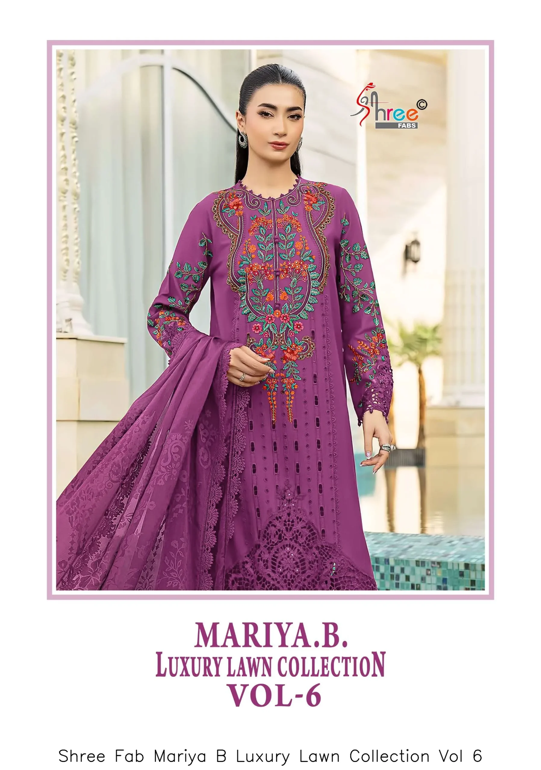 Shree Fab Mariya B Luxury Lawn Collection Vol 6