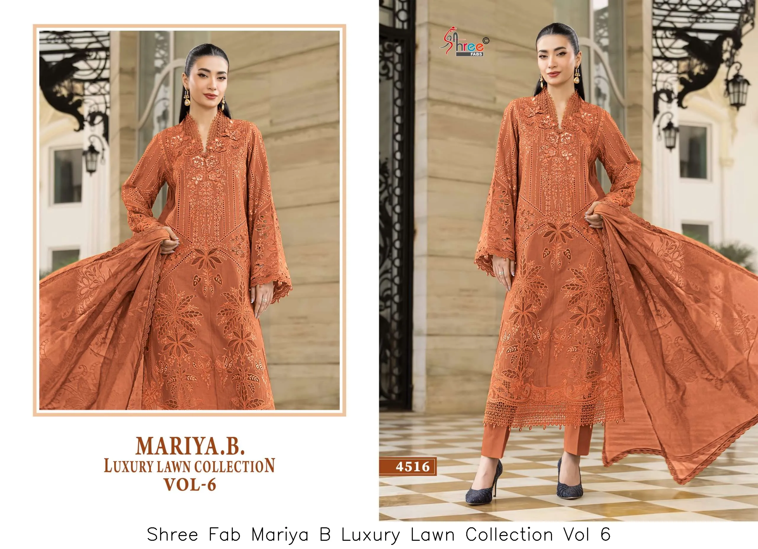 Shree Fab Mariya B Luxury Lawn Collection Vol 6 - Image 6