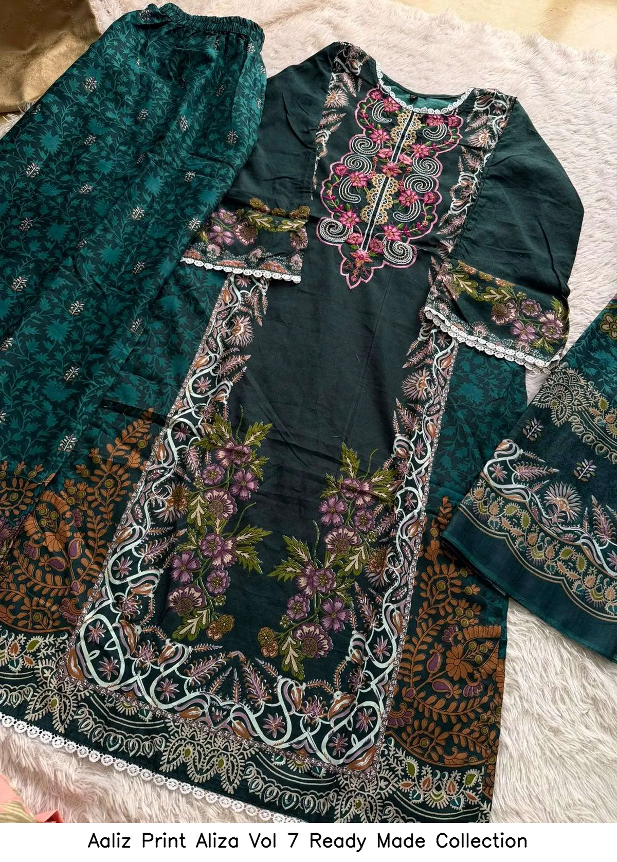 Aaliz Print Aliza Vol 7 Ready Made Collection - Image 3