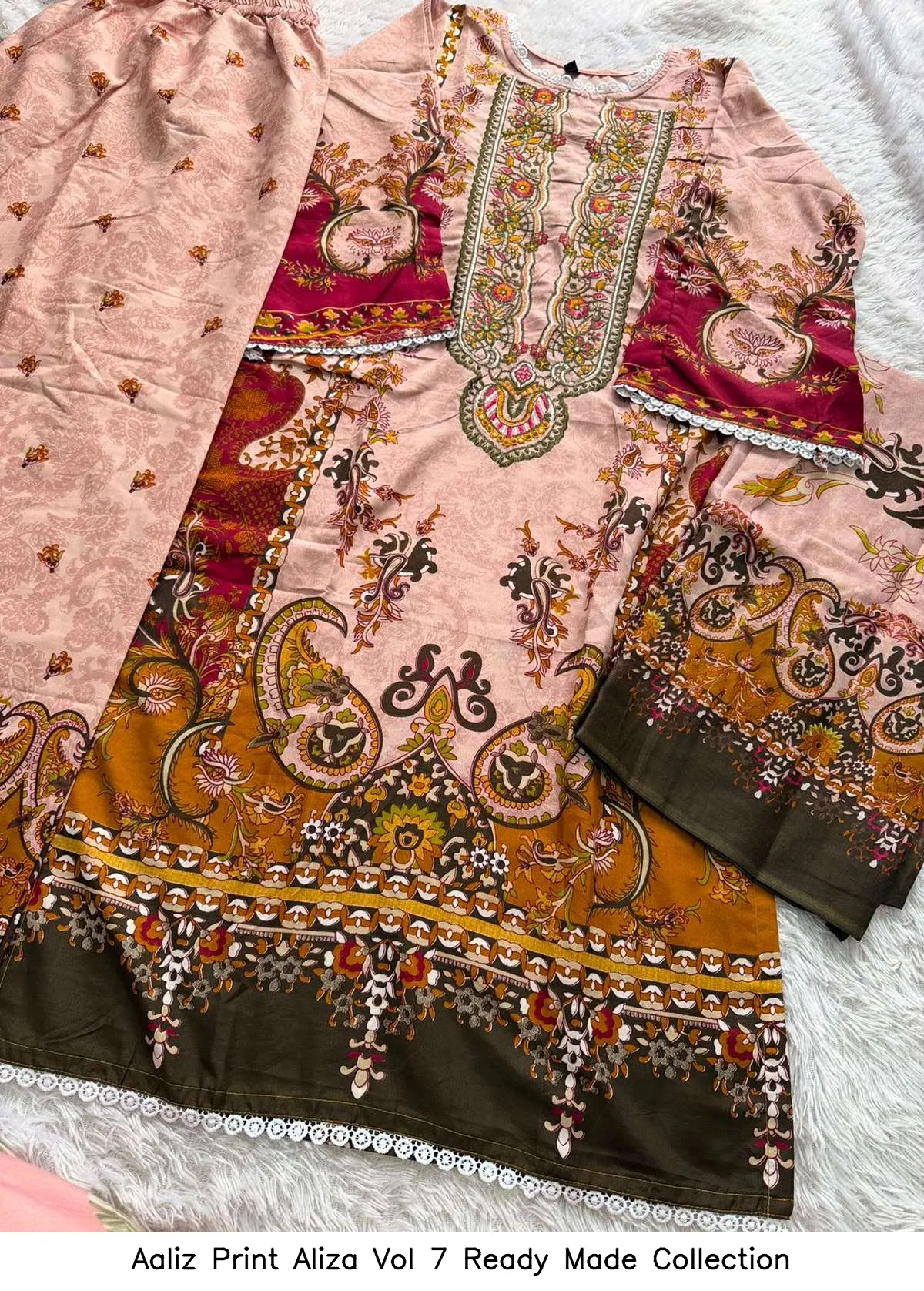 Aaliz Print Aliza Vol 7 Ready Made Collection - Image 5