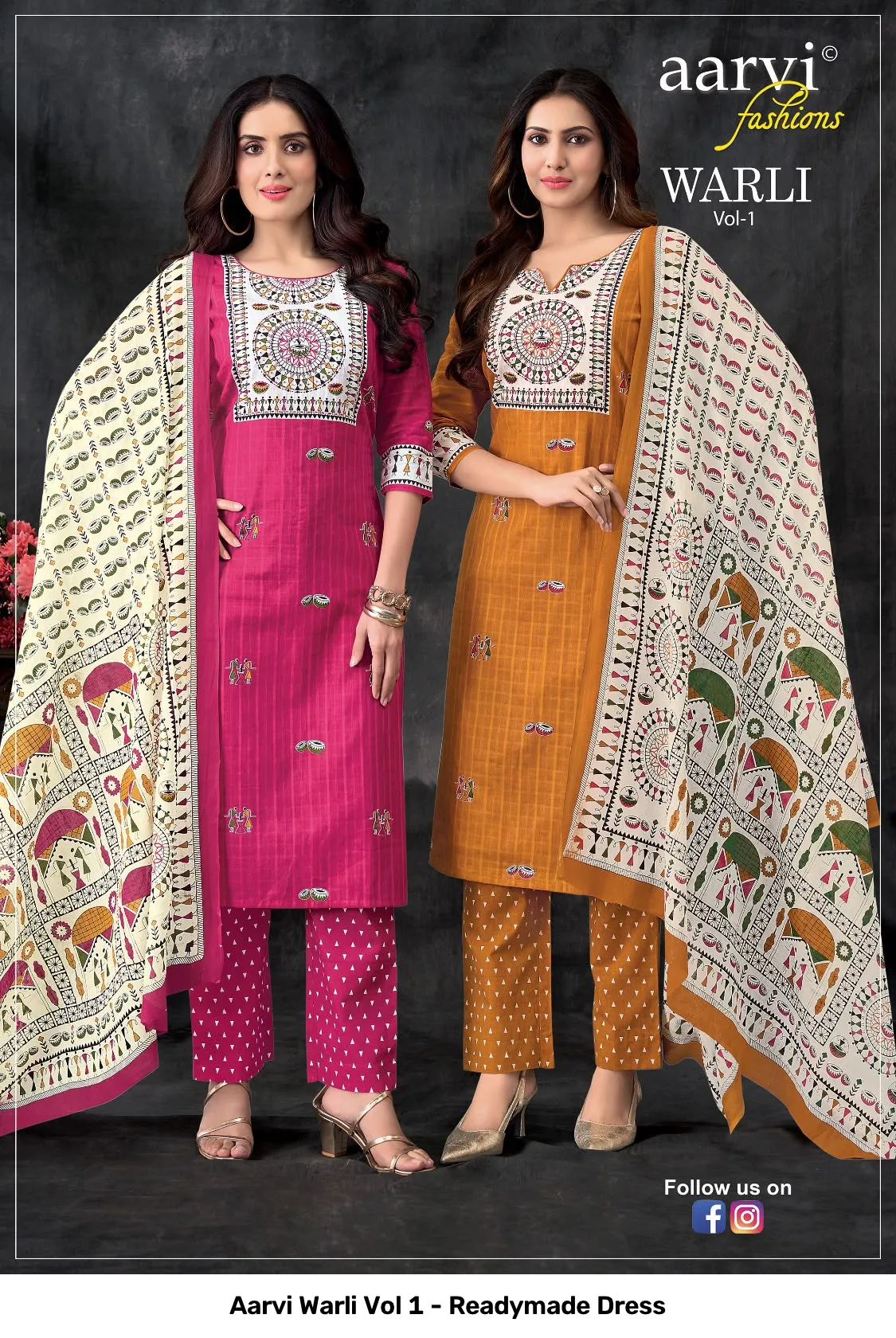 Aarvi Warli Vol 1 - Readymade Dress
