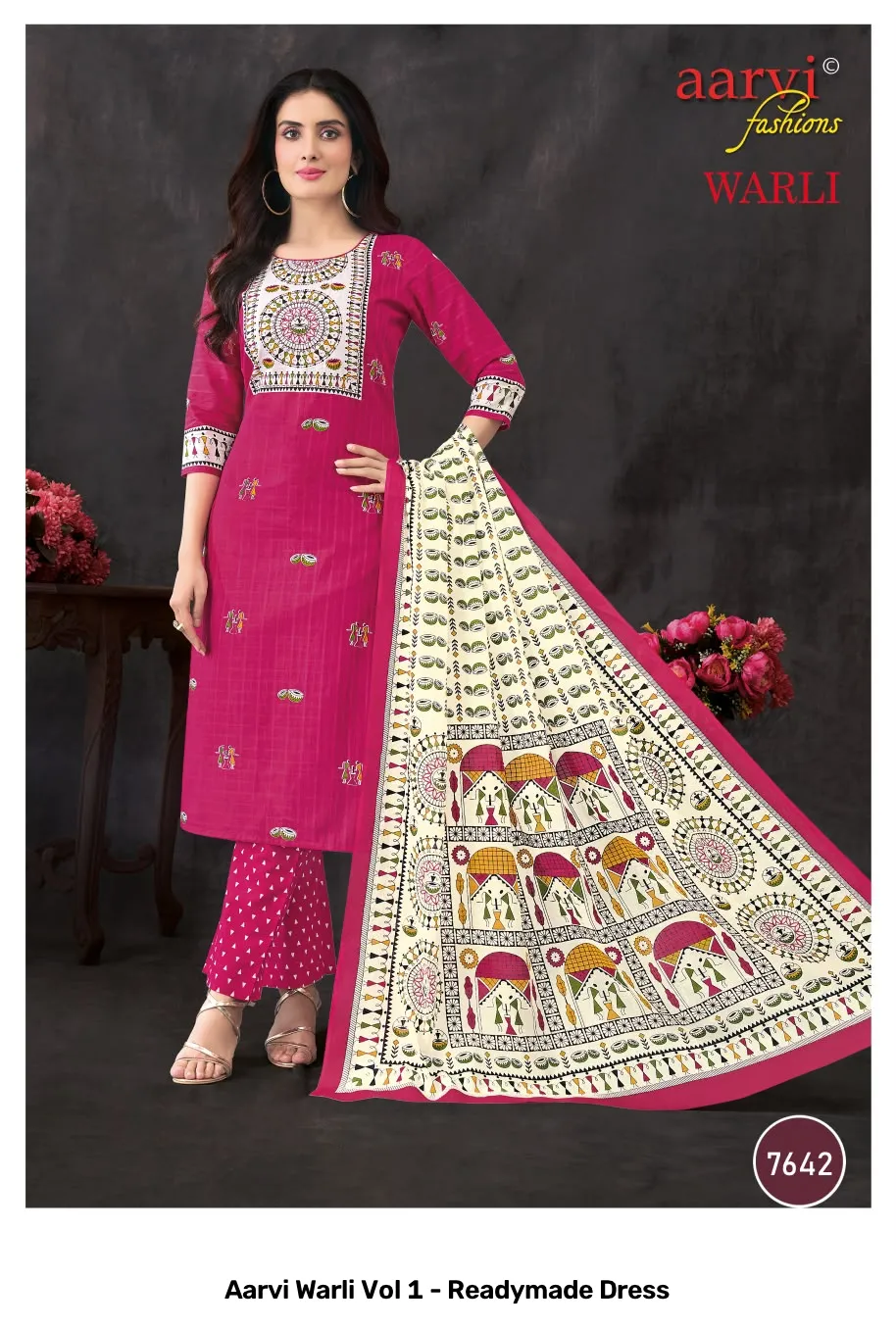 Aarvi Warli Vol 1 - Readymade Dress - Image 10