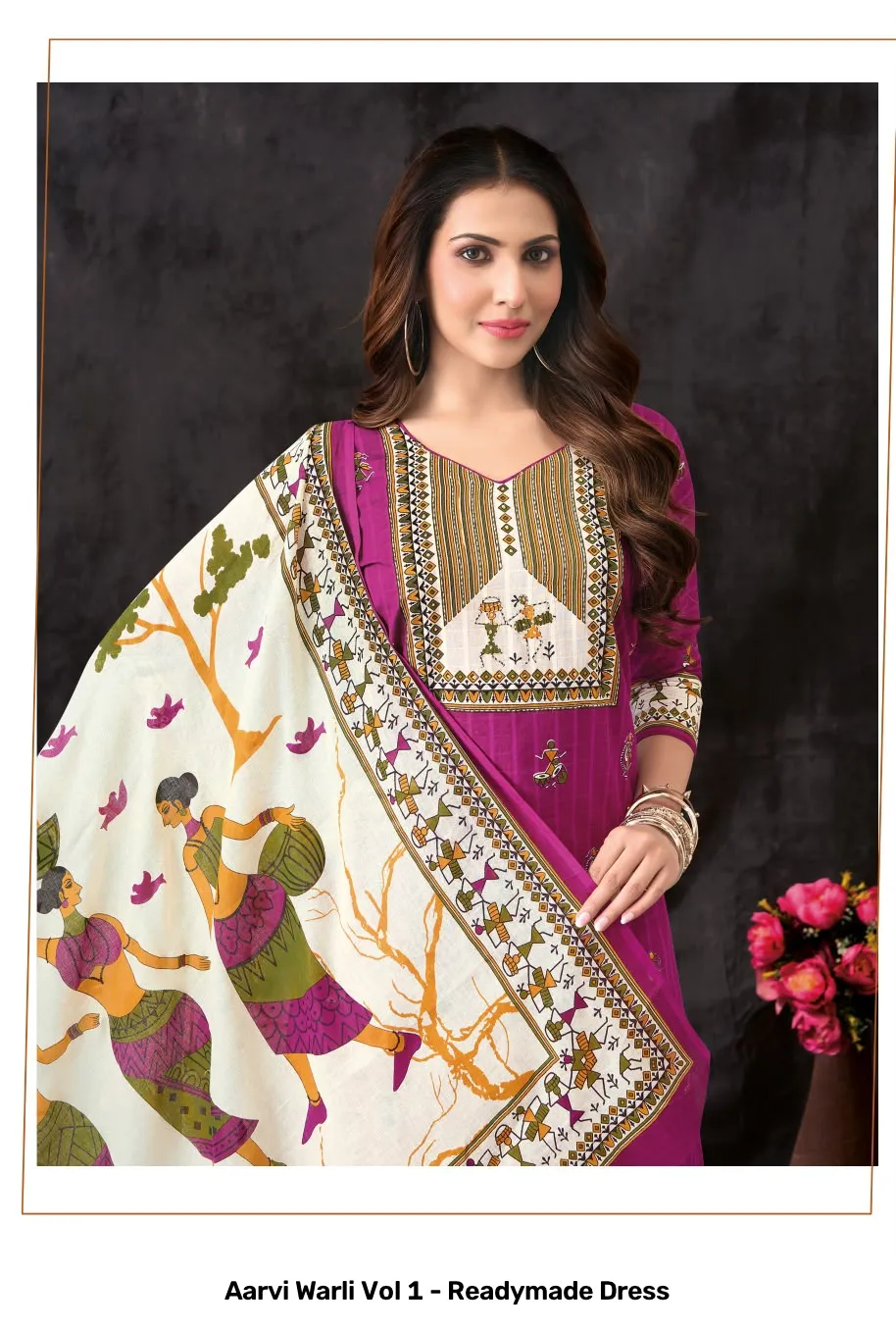 Aarvi Warli Vol 1 - Readymade Dress - Image 11