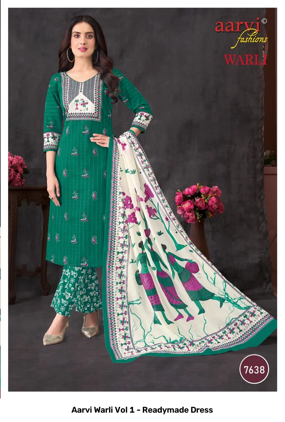 Aarvi Warli Vol 1 - Readymade Dress - Image 5